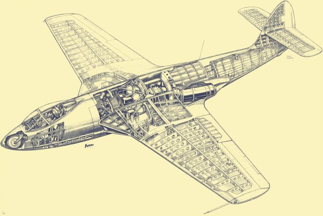 历史上第1架喷气式战斗机（人类航空史上所有喷气式战斗）(88)