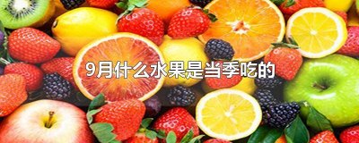 ​9月份是吃什么水果的季节 九月份左右什么水果是当季